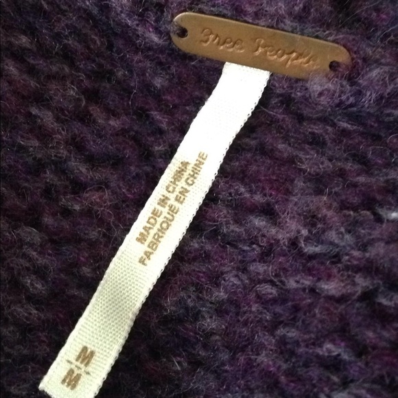 FREE PEOPLE bulky 🧶 knit hooded sweater - Picture 2 of 5